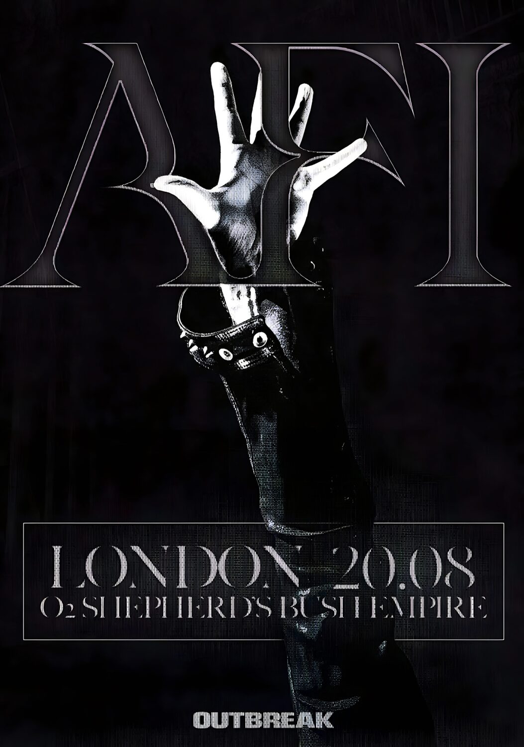 AFI 2026 concert poster
